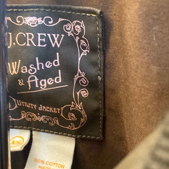 J. Crew Green Utility Jacket with Durable Cotton and Military-Inspired Style - Picture 3 of 11